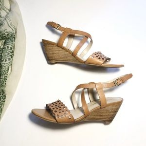 Franco Sarto Wedge Heel Sandals 6 1/2